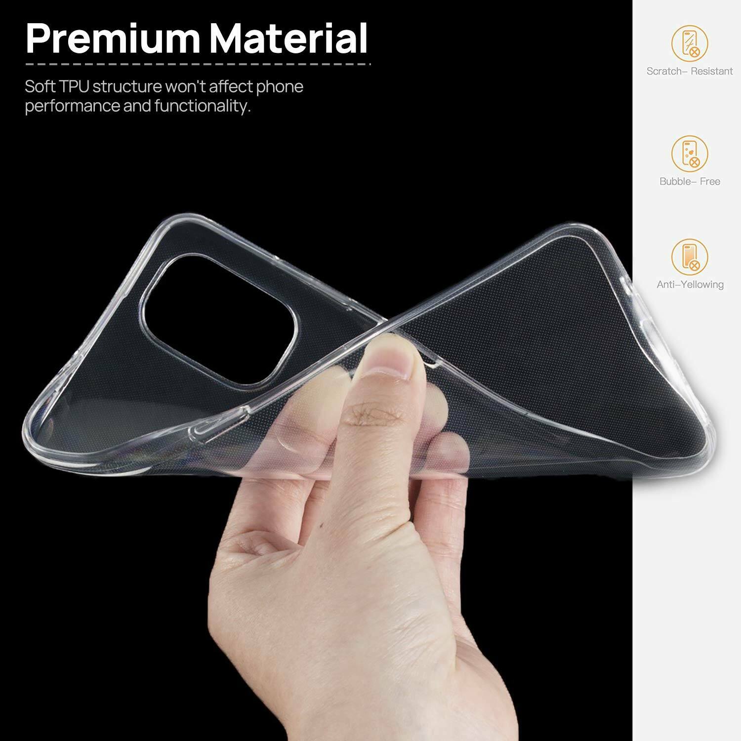 For Nokia G21 G11 G20 G10 Clear Case Shockproof Ultra Slim Soft Matte Cover Thin TPU