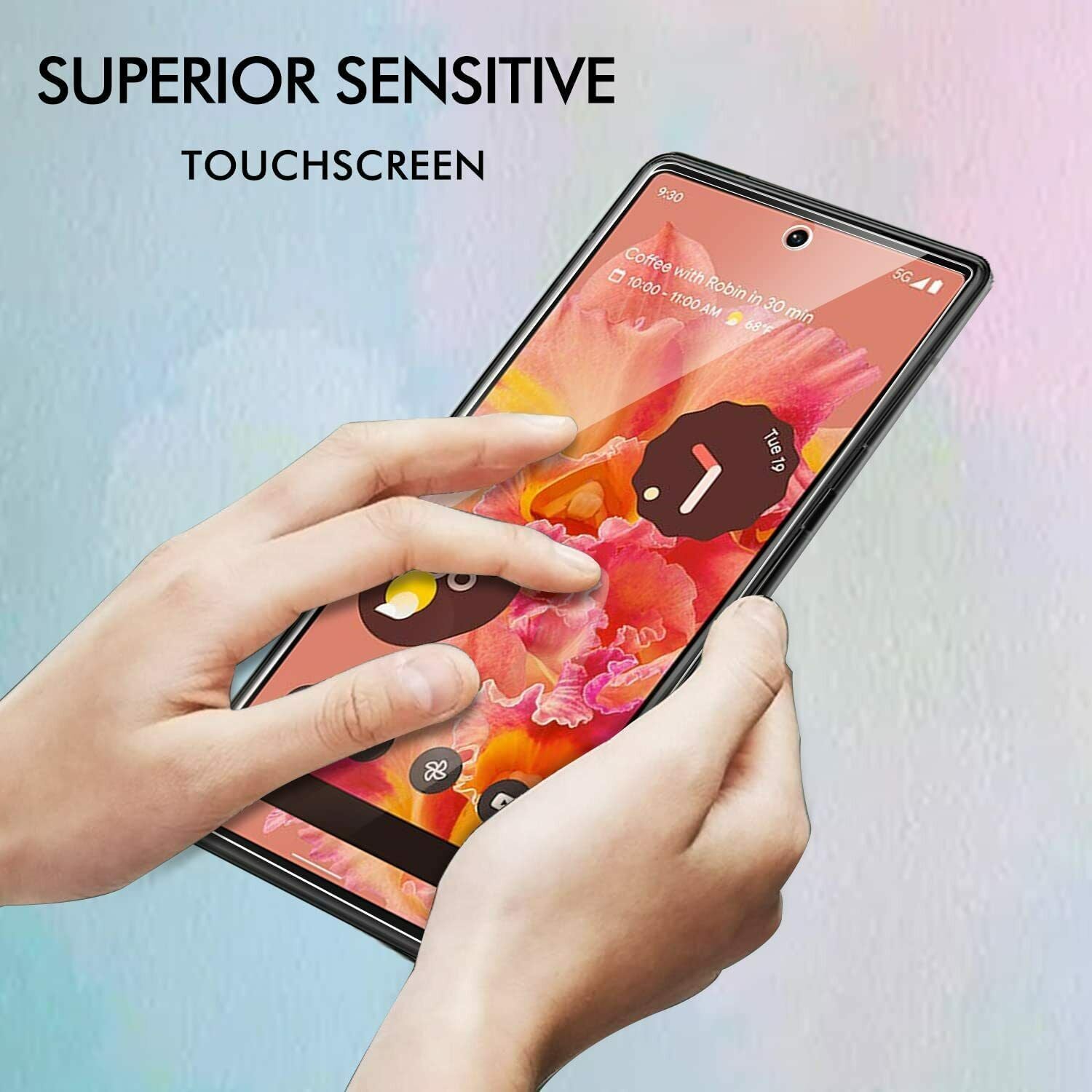 2xFor Google Pixel 6a Tempered Glass Screen Protector + Camera Lens Protect