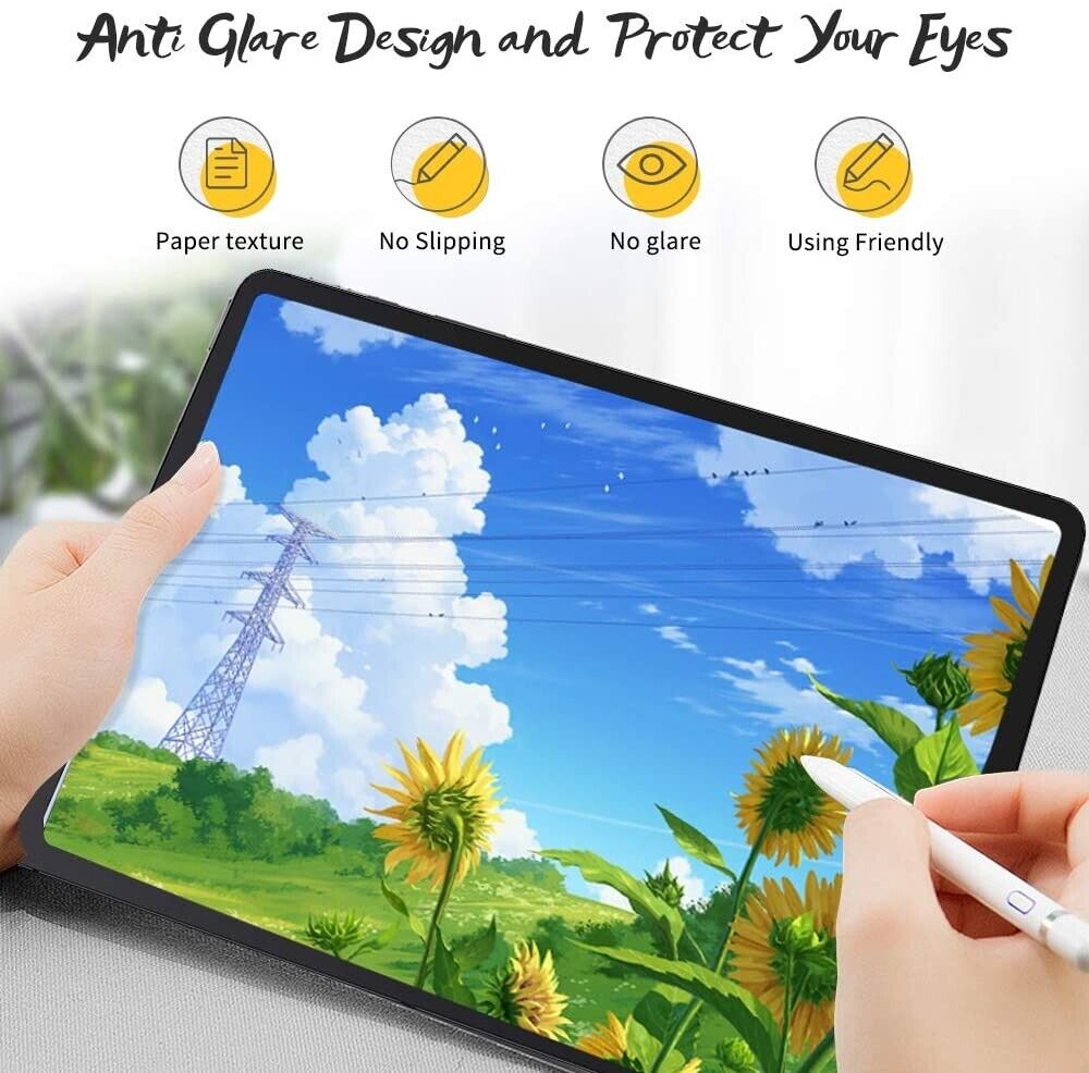 For Samsung Galaxy Tab A8 10.5" Paper Like Feel Screen Protector Draw Matte Film