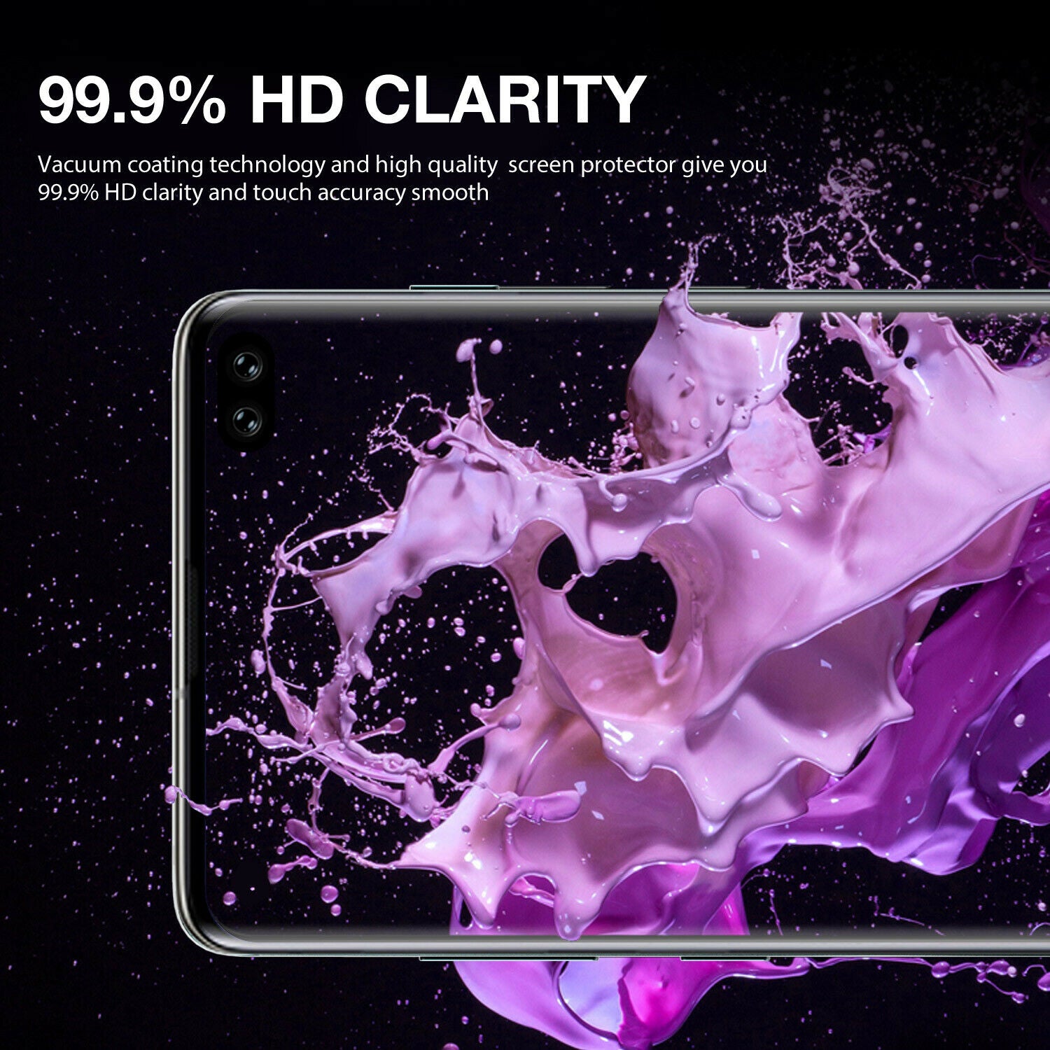 2x CASE FRIENDLY HYDROGEL Film Screen Protector for Samsung Galaxy S10