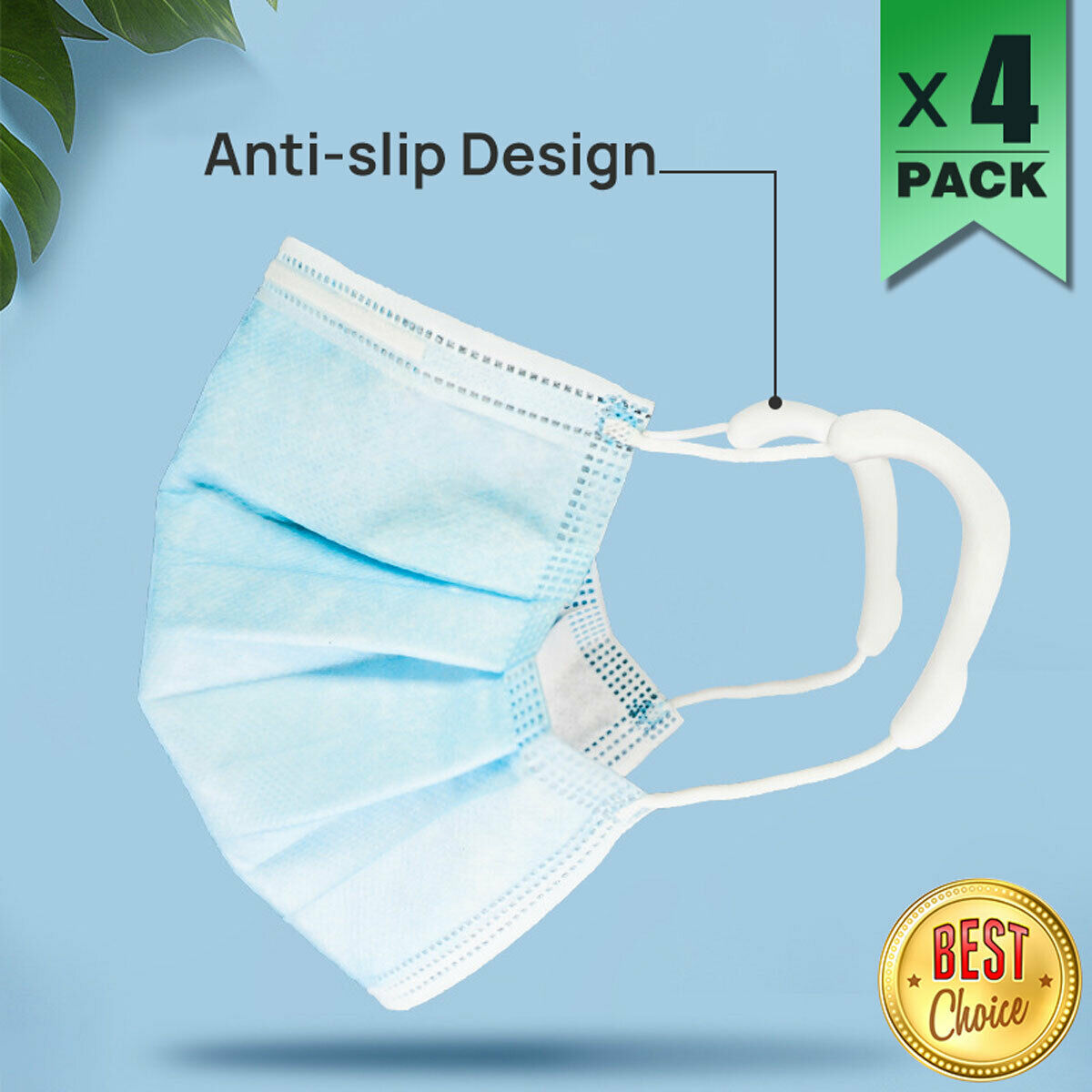 2/4 Pair Face Mask Extension Adjustable Ear Hook Strap Saver Fixing Clip Buckle