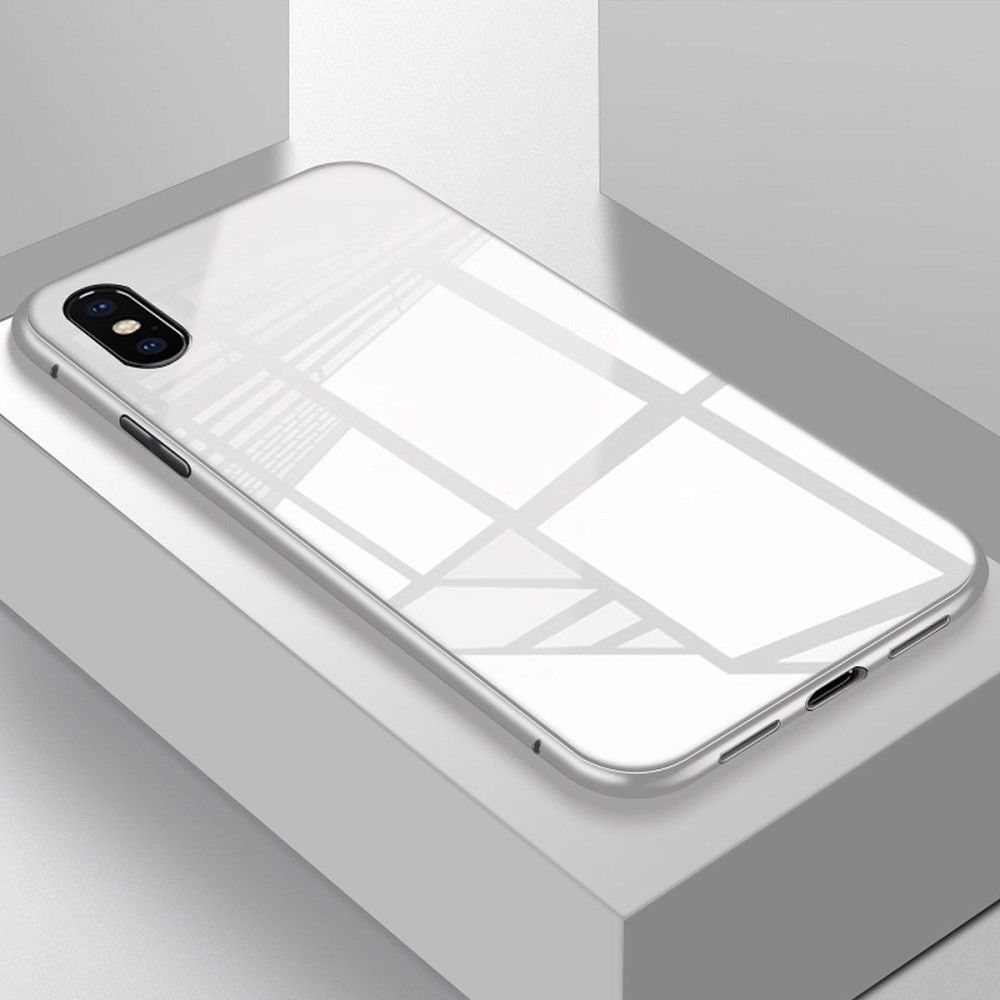 iPhone XR Case Metal Luxury Thin Slim Shockproof Cover For Apple Phone-Red