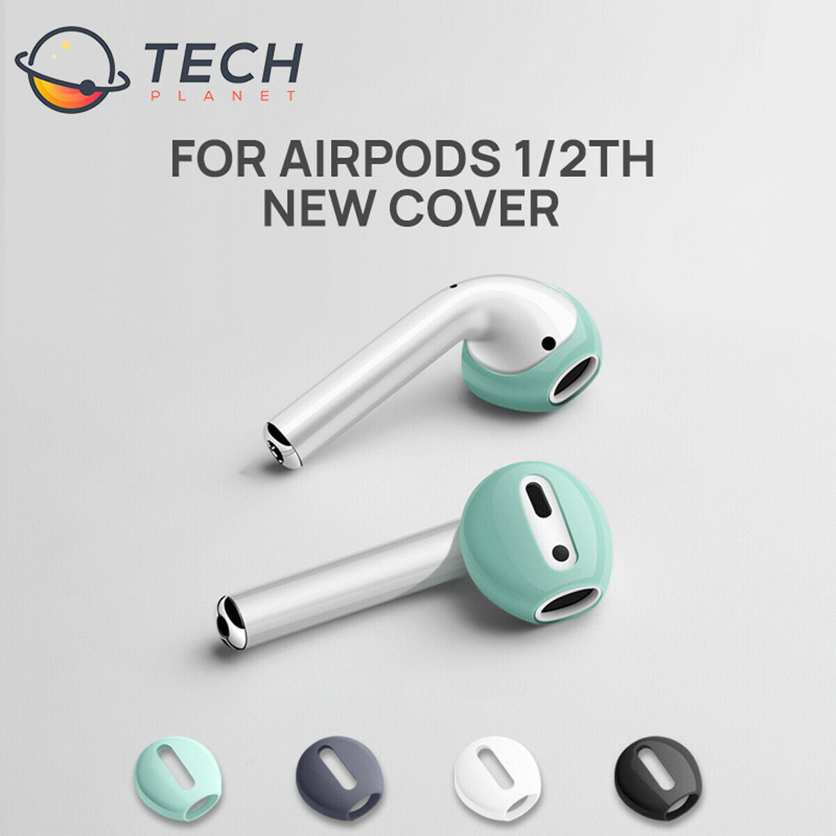 1 Pair For Apple Airpods Case Earpod Cover Ear Hook Earbuds Ear Tips silicone