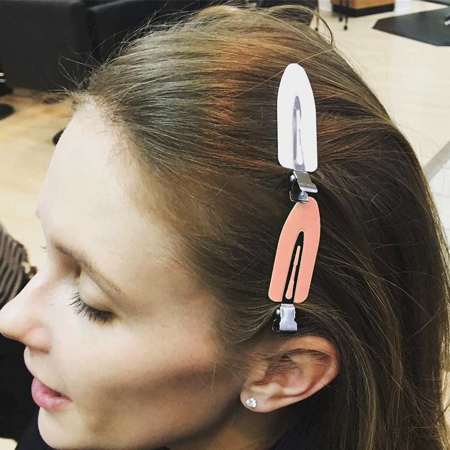 No Bend Hair Clips No Crease Hair Clips Fix Pin Barrette For Makeup Women Girl