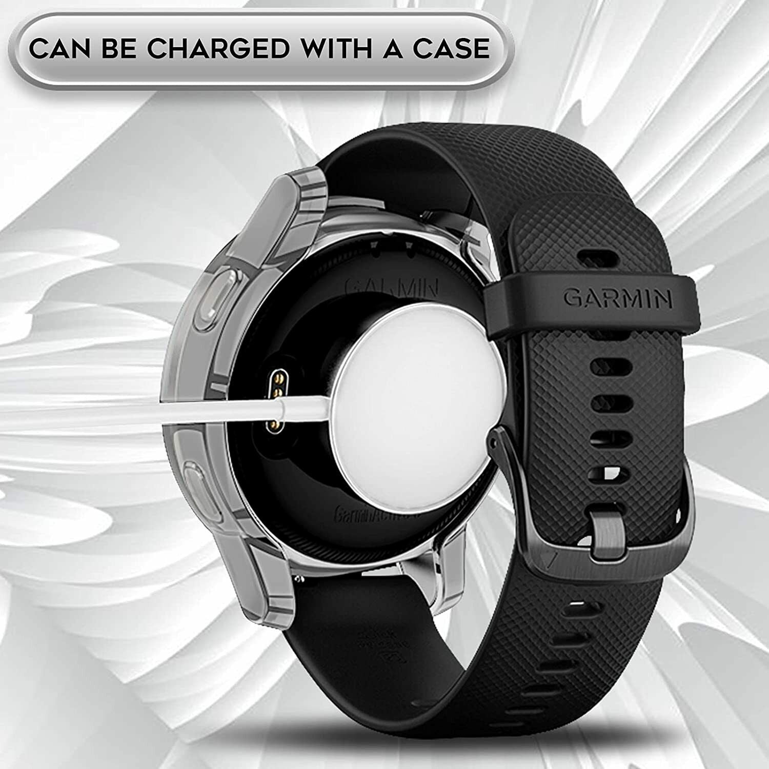 For Garmin Venu 2 Plus Shockproof Clear TPU Case Cover Shell Screen Protector