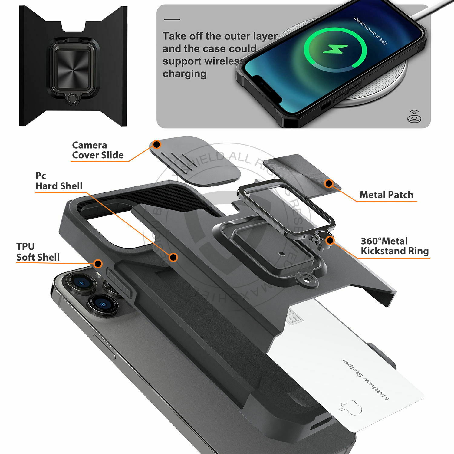 For iPhone 14 Series Case Lens Camera Protector Cover Shockproof Heavy Duty