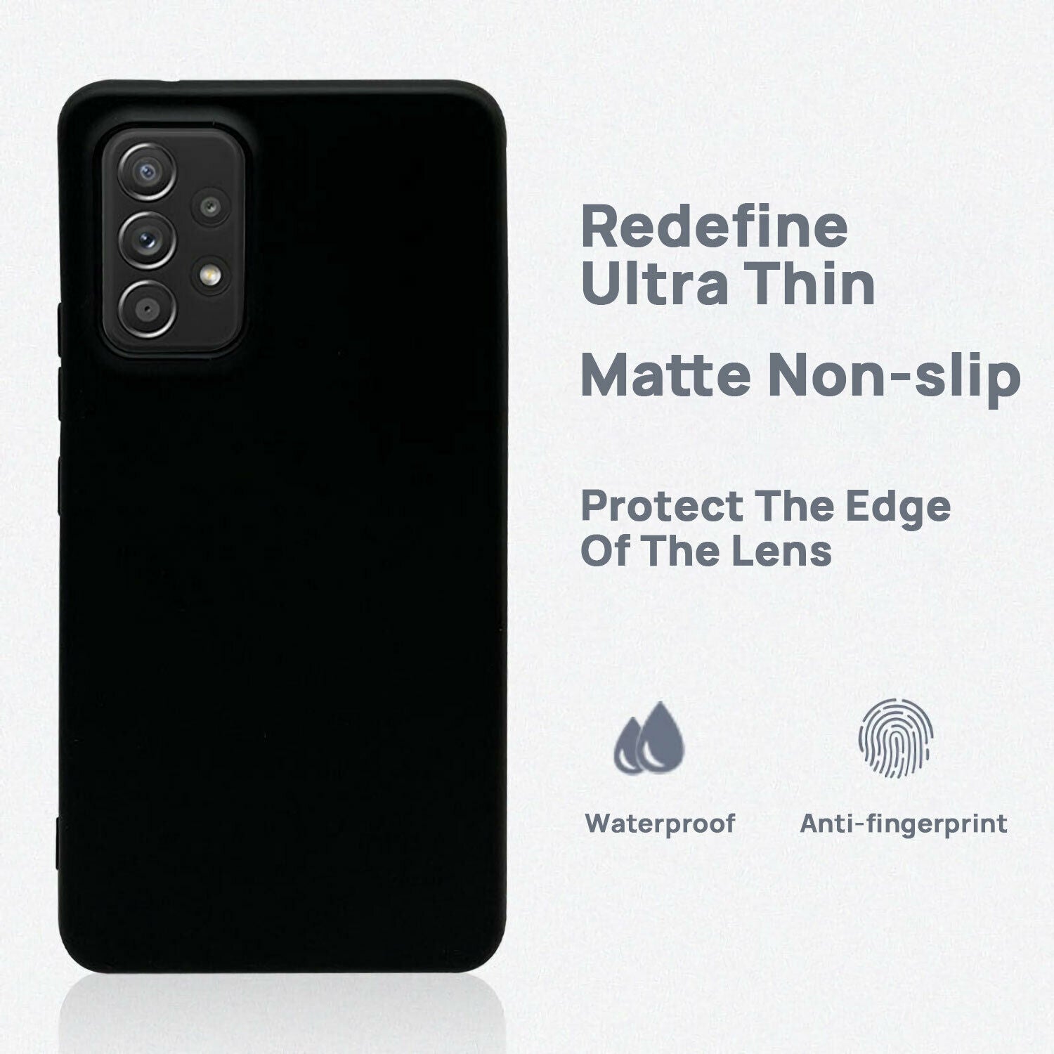 For Samsung Galaxy A53 5G Case Matte TPU Clear Slim Shockproof Soft Cover NEW