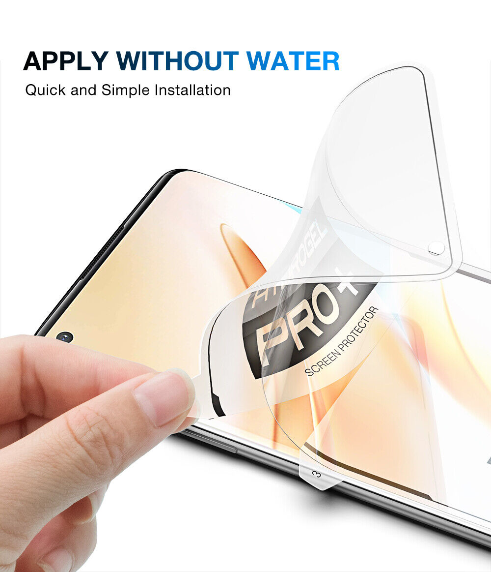 2 Pack For Oneplus 10 Pro HYDROGEL FLEXIBLE Film Screen Protector