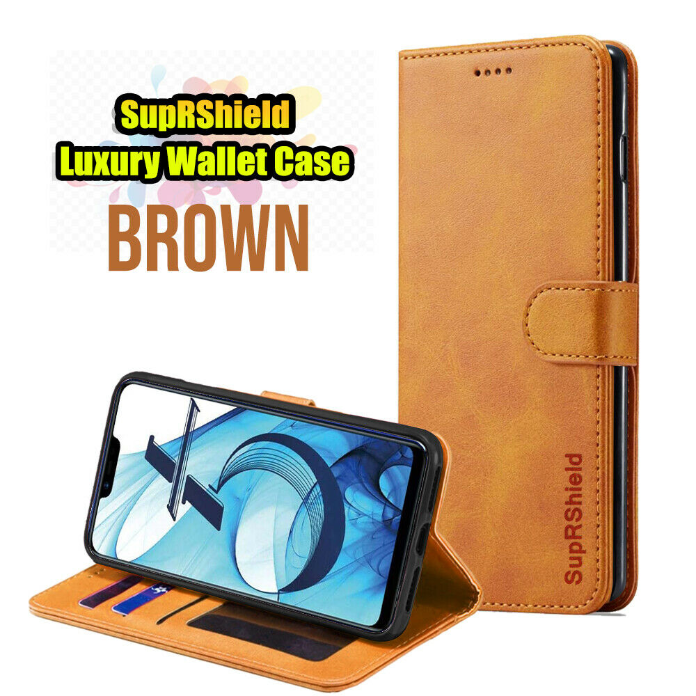 Leather Wallet Case Cover For Oppo AX5S