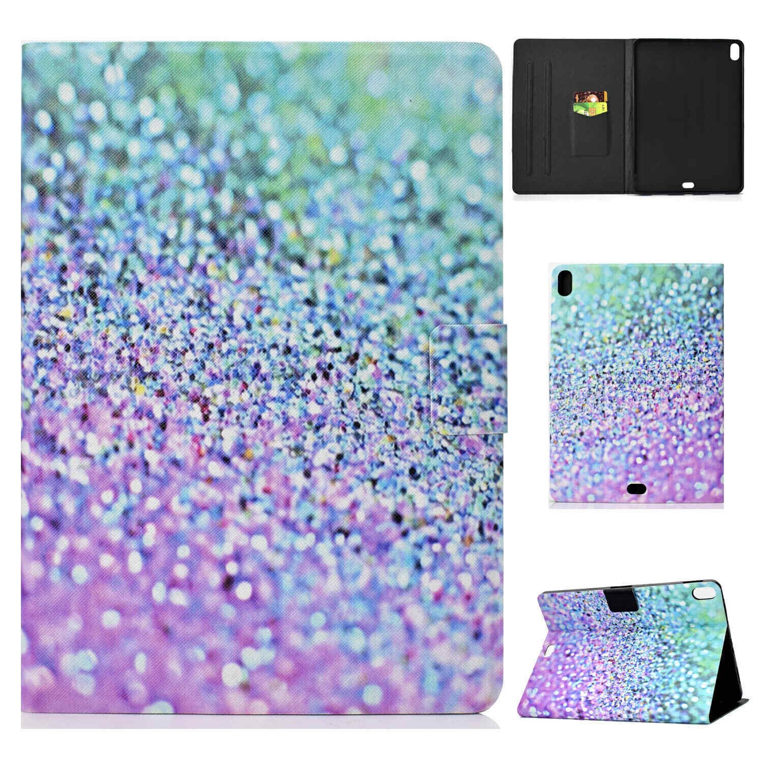 For Samsung Tab A 10.1" 2019 SM-T510 T515 Tablet Case Smart Magnet Leather Cover-19 Patterns