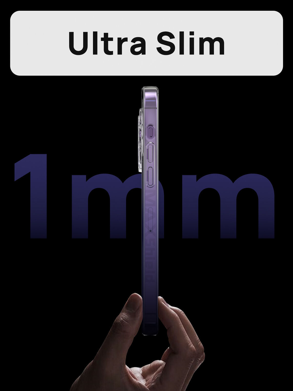 For Apple iPhone 14 Pro Max Plus Case Shockproof Clear Ultra Slim Soft TPU Cover+Screen Protector