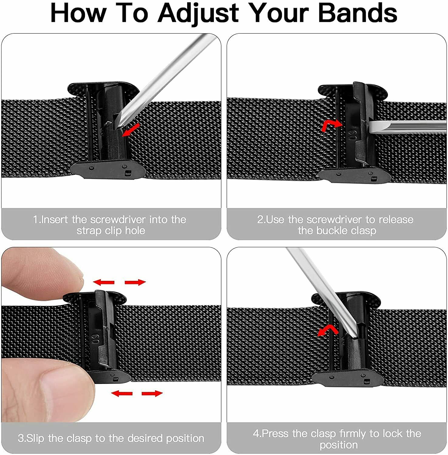 For Fitbit Versa 2 3 Lite Milanese Stainless Magnetic Smart Watch Band WristBand