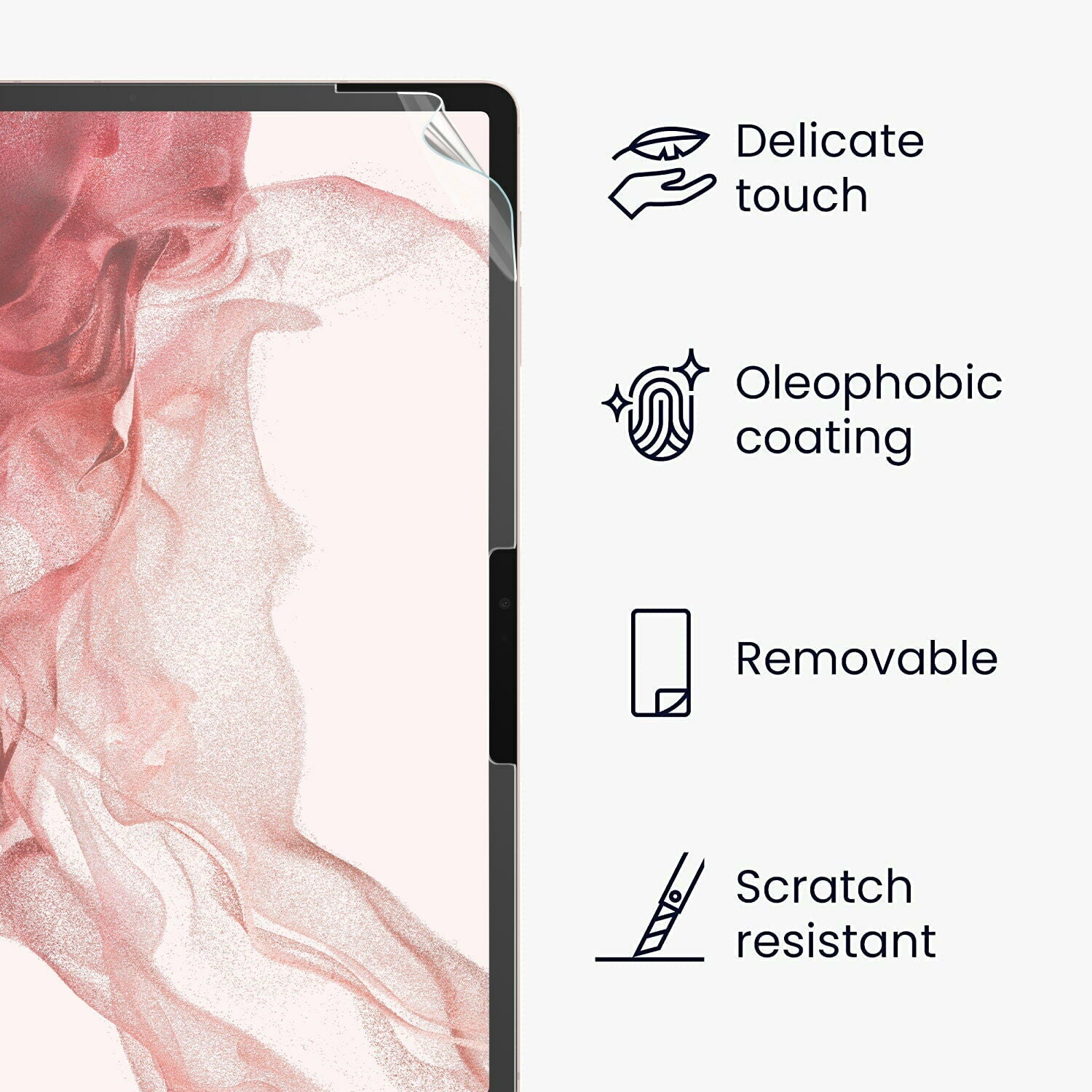 2X For Galaxy Tab S8 S7 Plus Ultra Full Cover Screen Protector Clear Matte Film