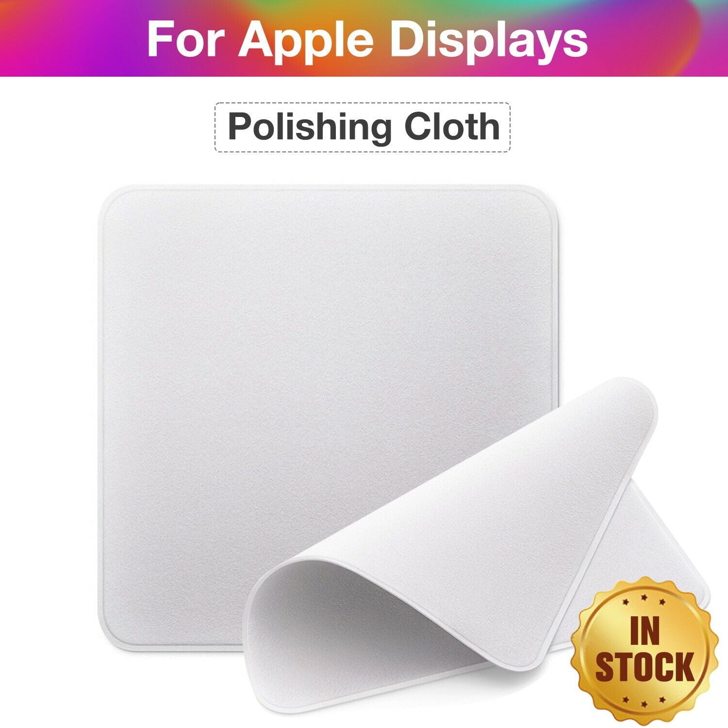 New Soft Polishing Cloth Clean For Apple Display Nano Glass Screen Macbook Watch