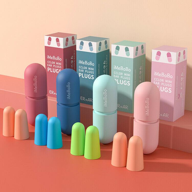 Reusable Earplugs Noise Cancelling Silicone Sleeping Snoring Ear Plugs Study