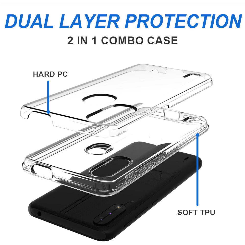 Shockproof Clear Case For Motorola Moto G62 Cover