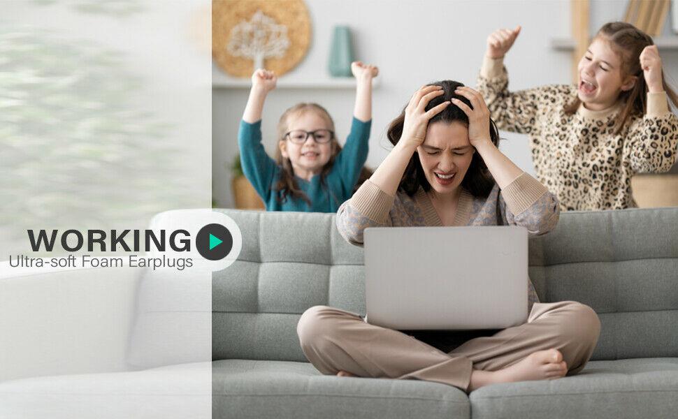 Reusable Earplugs Noise Cancelling Silicone Sleeping Snoring Ear Plugs Study