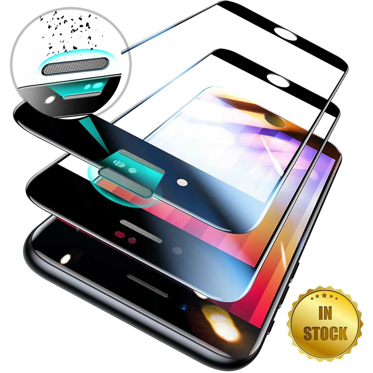 For Apple iPhone SE 2022 3rd Full Cover Tempered Glass Screen Protector Film