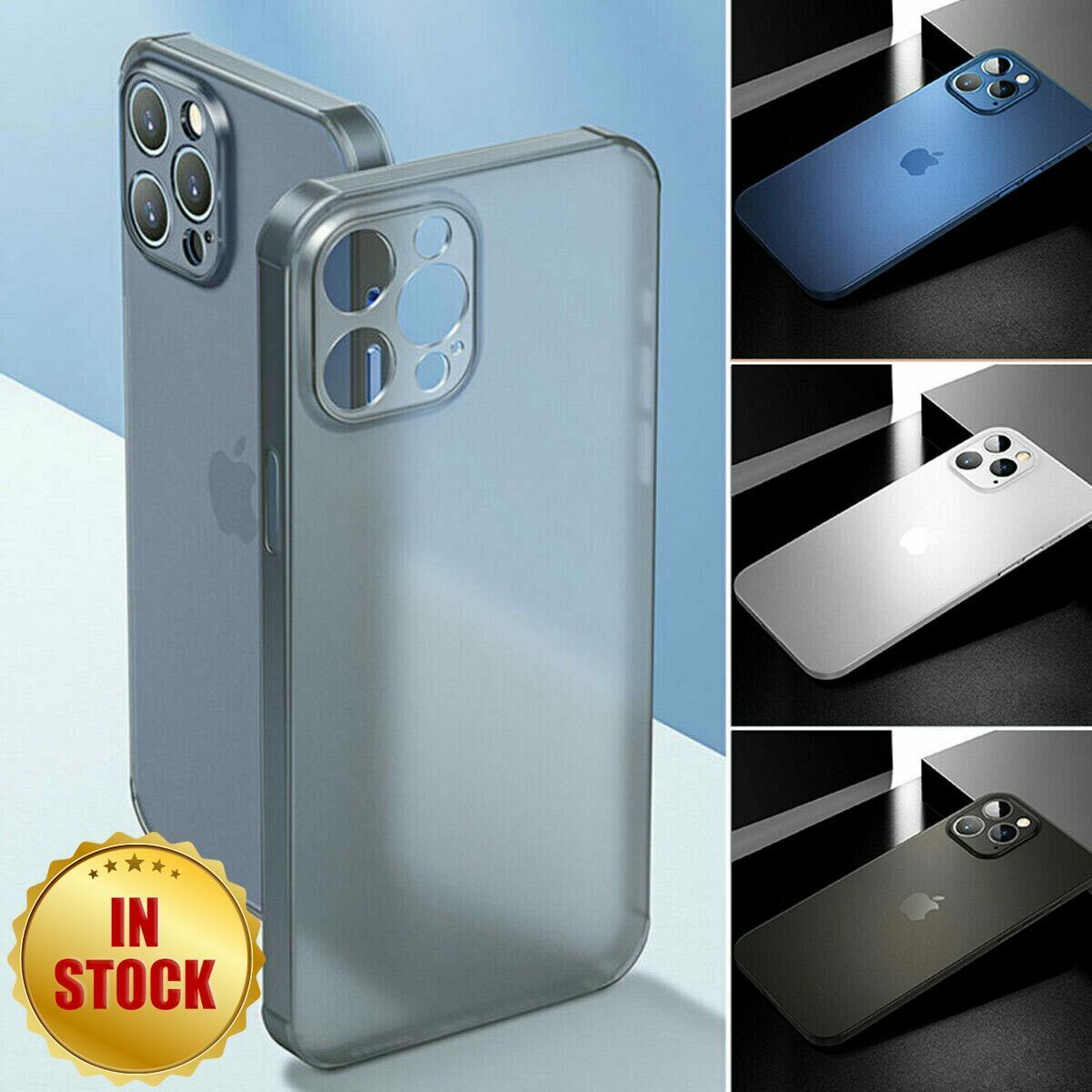 For iPhone 14 Series Case Thin Matte Ultra Slim Shockproof Clear Cover