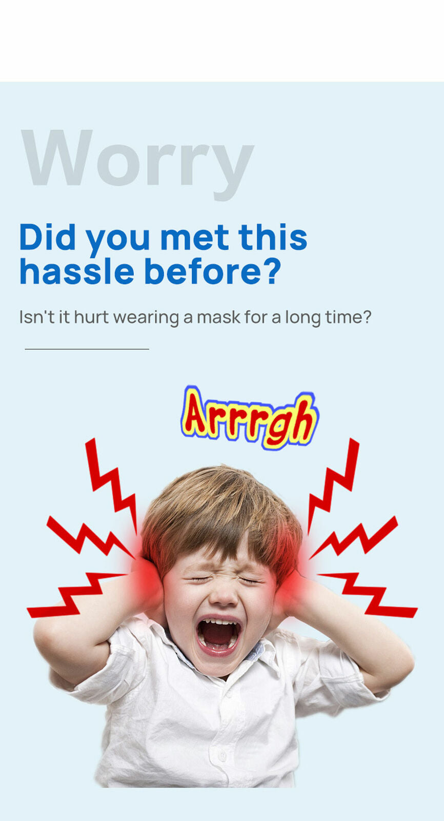 4PCS Ear Hook Face Mask Holder Strap with adjustable washable Ear Protector