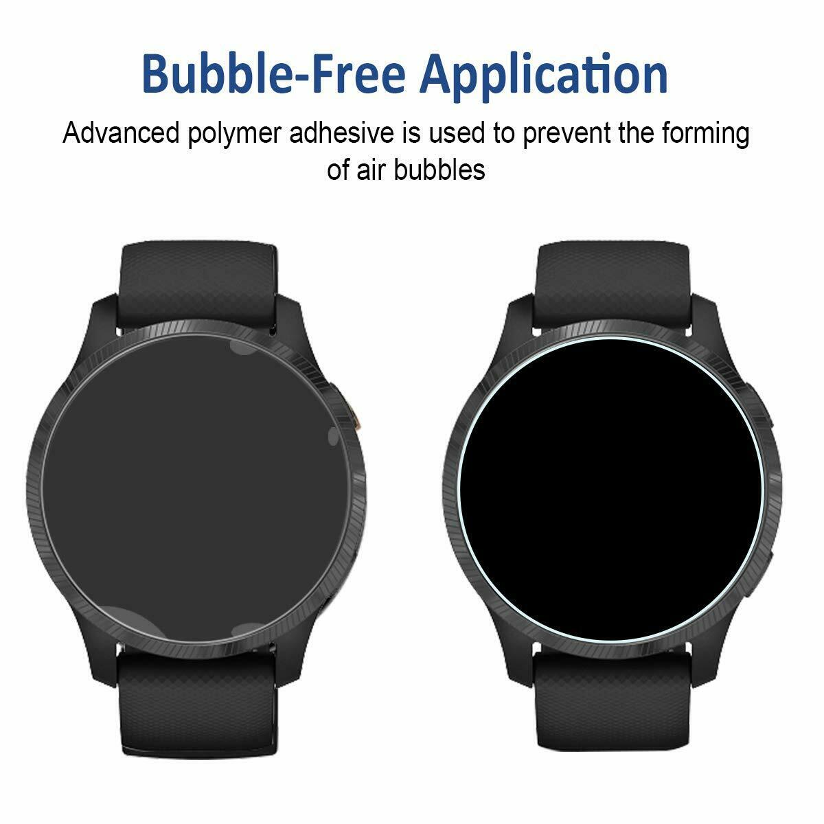 2x For Garmin Venu with AMOLED Display Screen Protector Full Cover Hydrogel Film