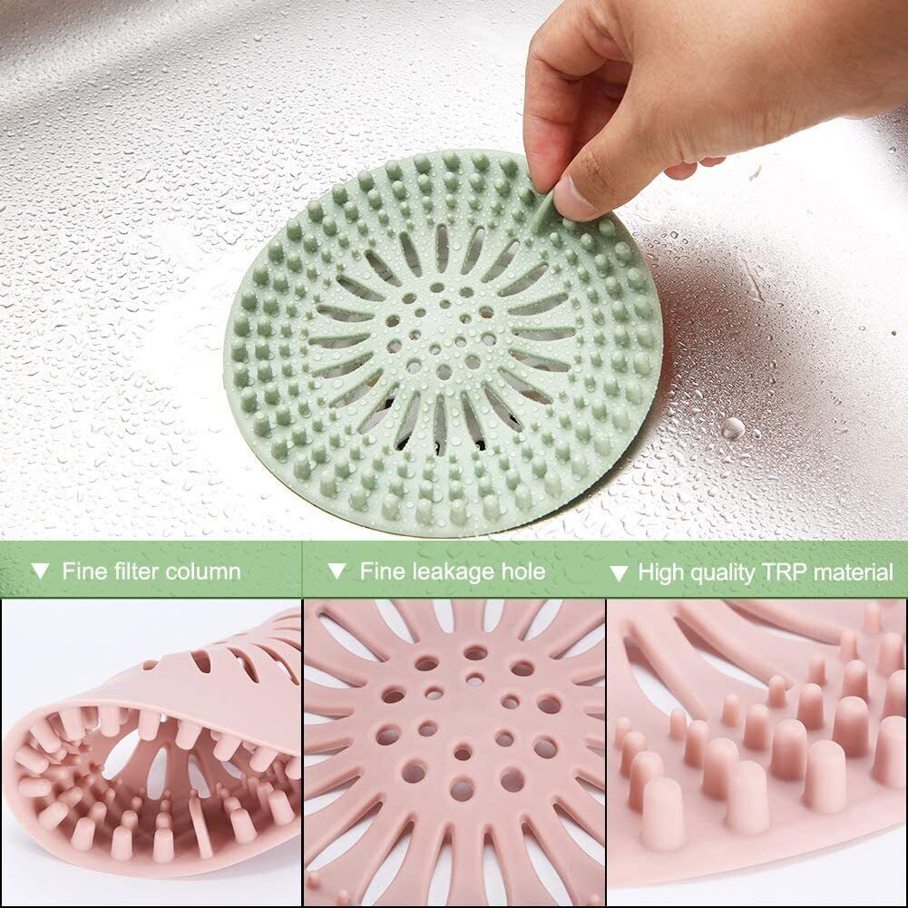 Hair Catcher Bath Stopper New Bathroom Drain Sink Strainer Filter Shower Covers