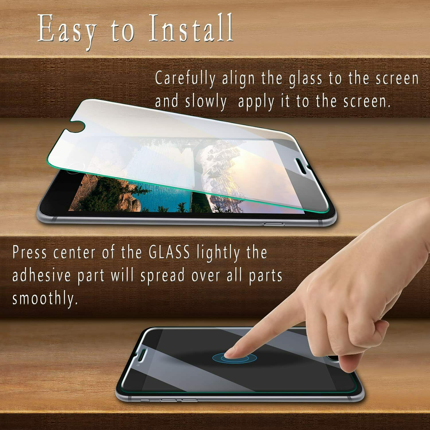 For Apple iPhone SE 2022 3rd Full Cover Tempered Glass Screen Protector Film