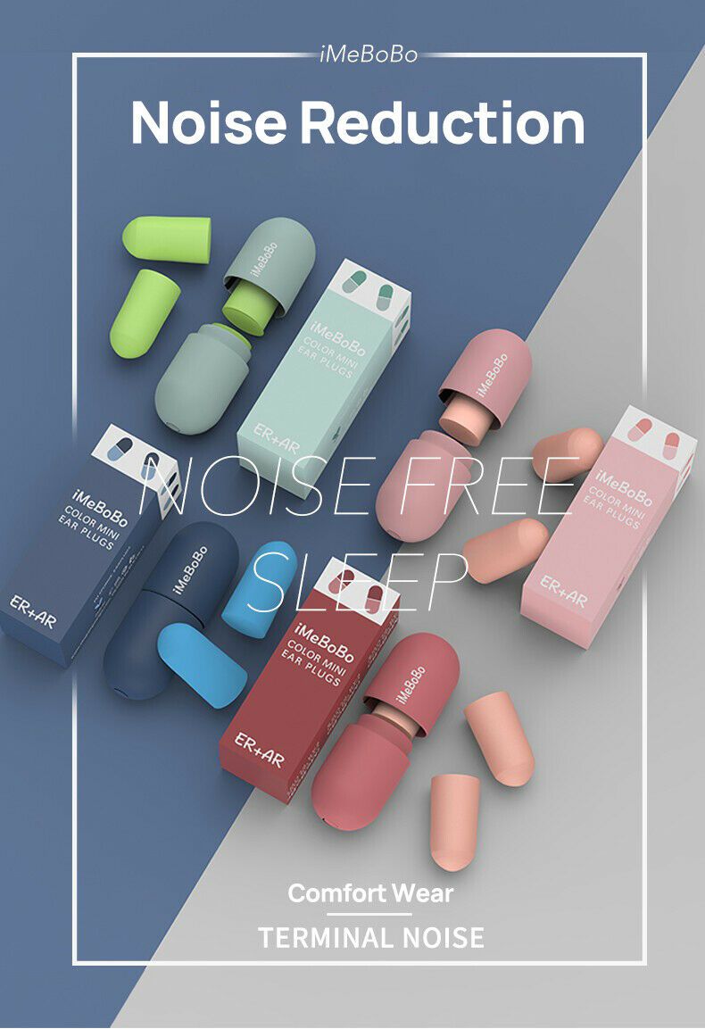 Reusable Earplugs Noise Cancelling Silicone Sleeping Snoring Ear Plugs Study
