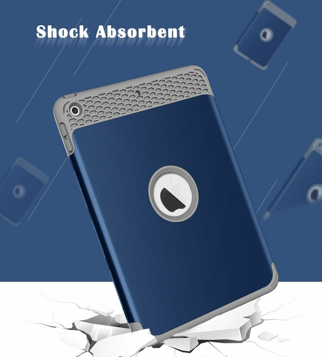 Heavy Duty Kids Shockproof Cover iPad Case For iPad 6th Generation 2018 9.7"