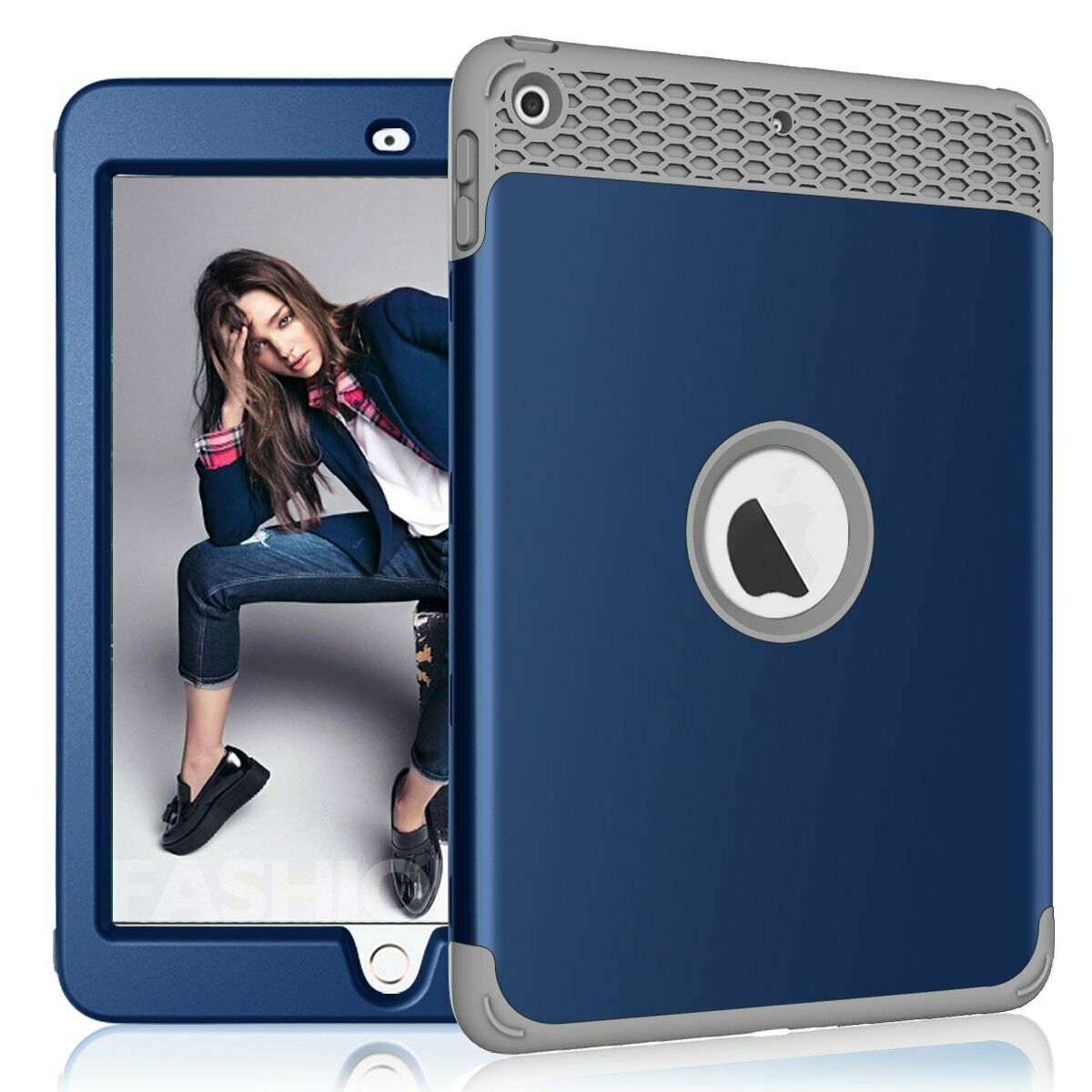 Heavy Duty Kids Shockproof Cover iPad Case For iPad 6th Generation 2018 9.7"