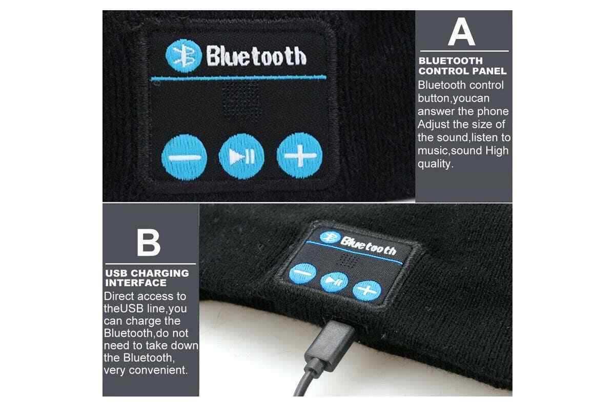 Wireless Bluetooth Headband Earphone Stereo Sport Headphone Headset Sleep