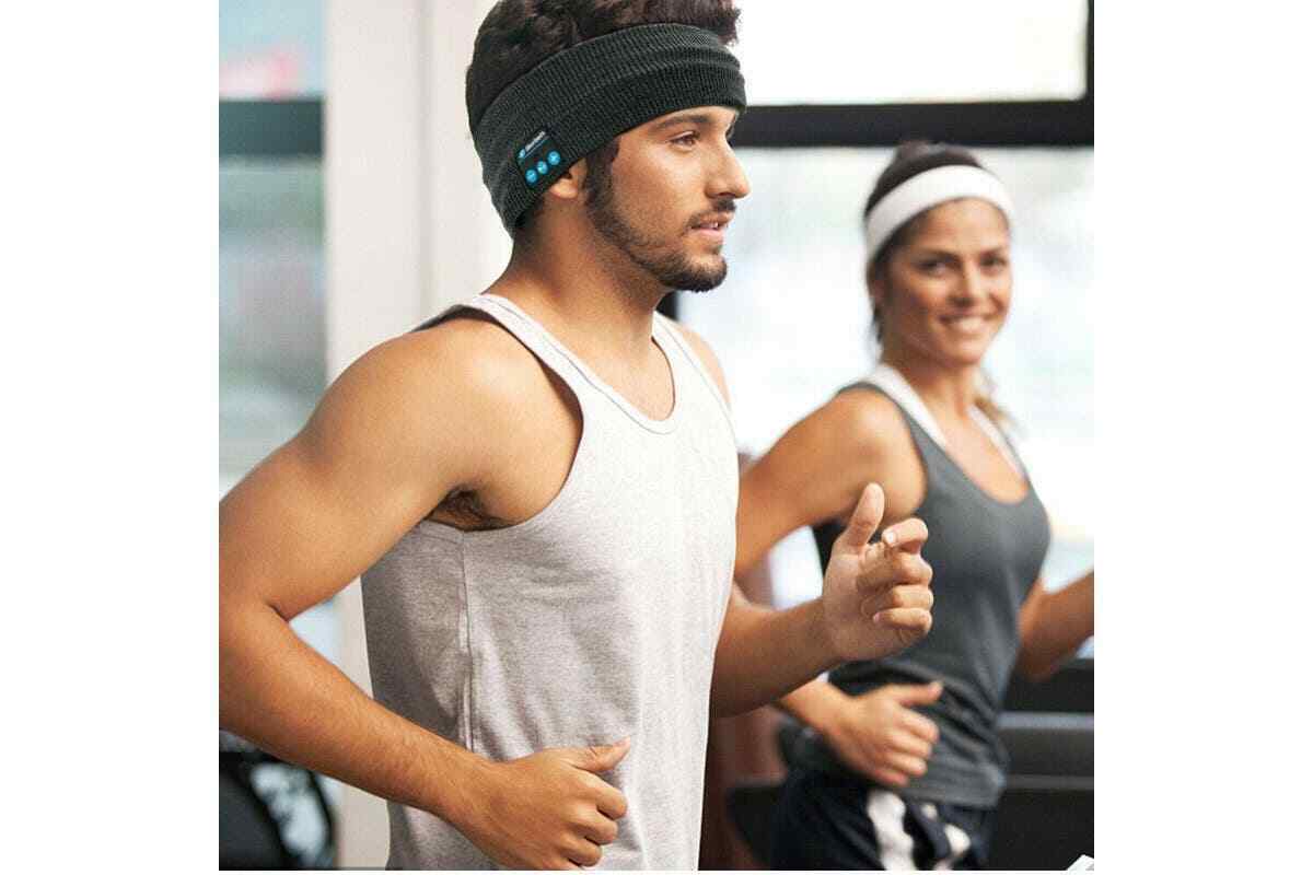 Wireless Bluetooth Headband Earphone Stereo Sport Headphone Headset Sleep