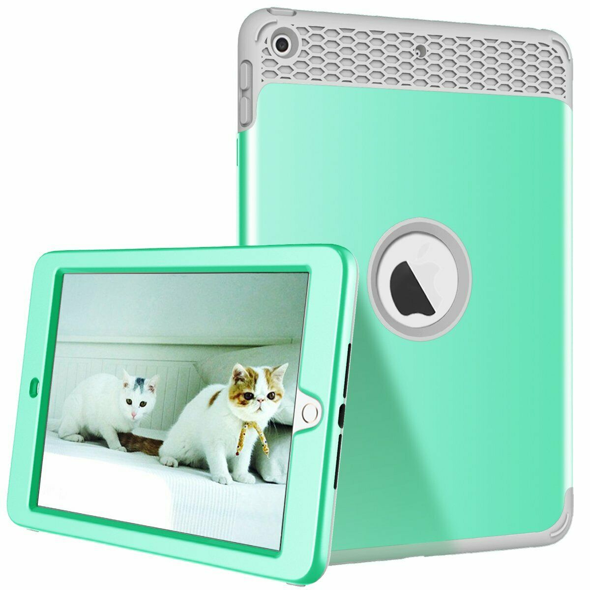 Heavy Duty Kids Shockproof Cover iPad Case For iPad 6th Generation 2018 9.7"