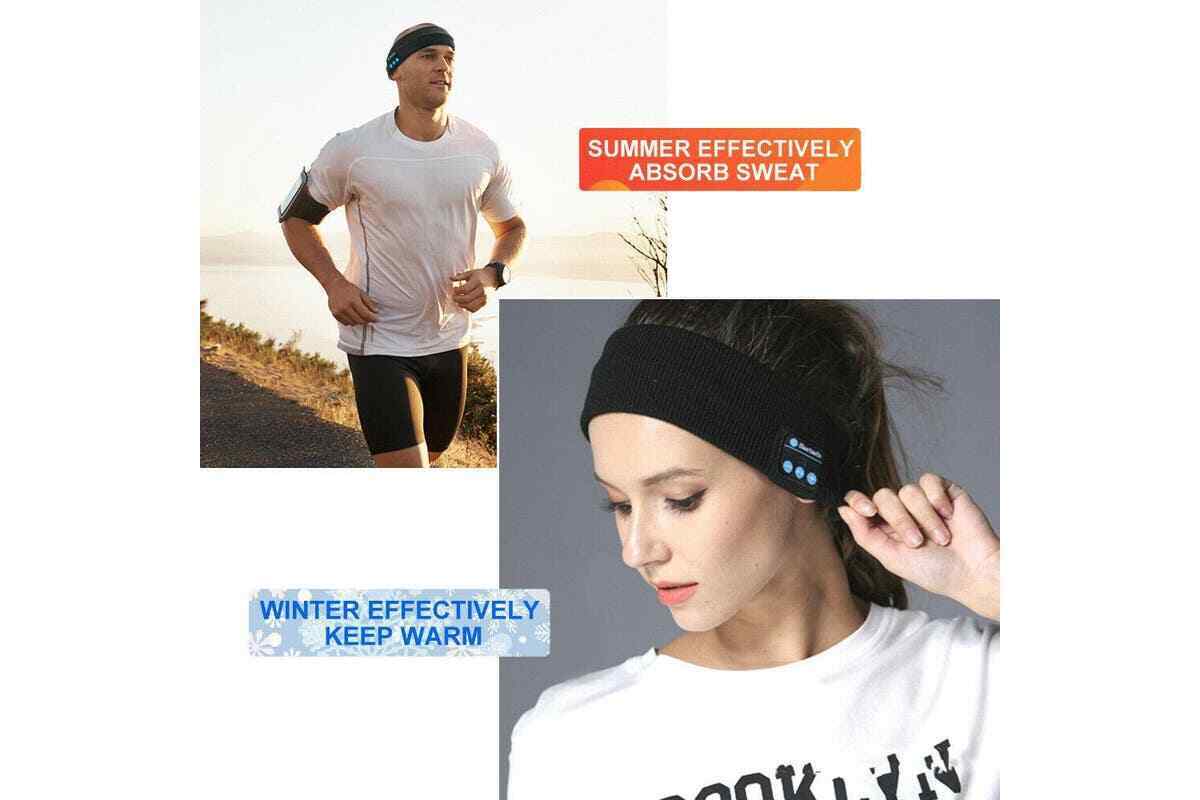 Wireless Bluetooth Headband Earphone Stereo Sport Headphone Headset Sleep