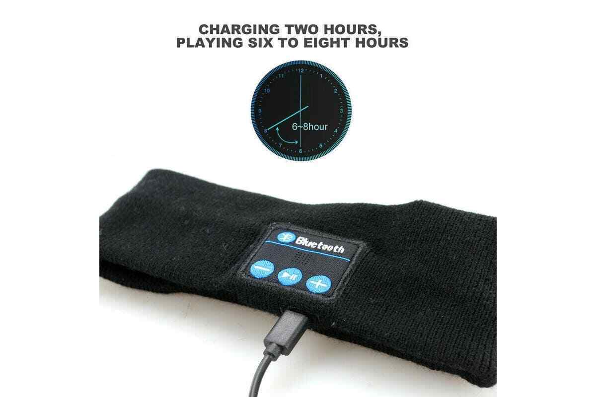Wireless Bluetooth Headband Earphone Stereo Sport Headphone Headset Sleep