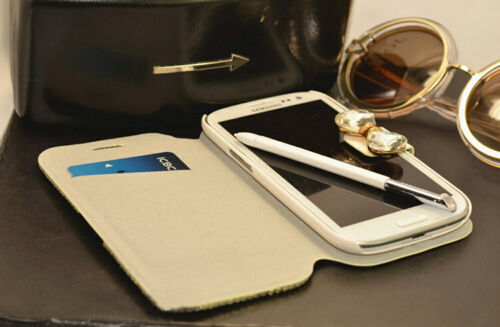 Samsung Note10 Plus Bling Crystal Diamond Leather Flip Stand wallet Case