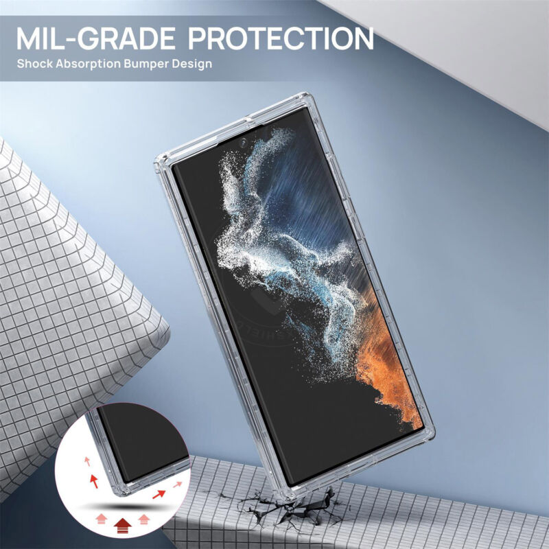 For Galaxy A54 A34 A14 5G Case Clear Shockproof 360 Full Body Cover