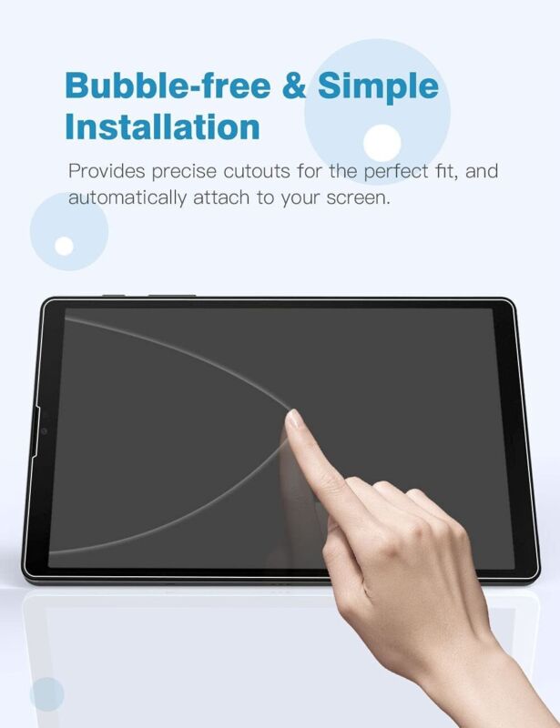 For Samsung Tab S8 Tempered Glass Screen Protector Full Cover