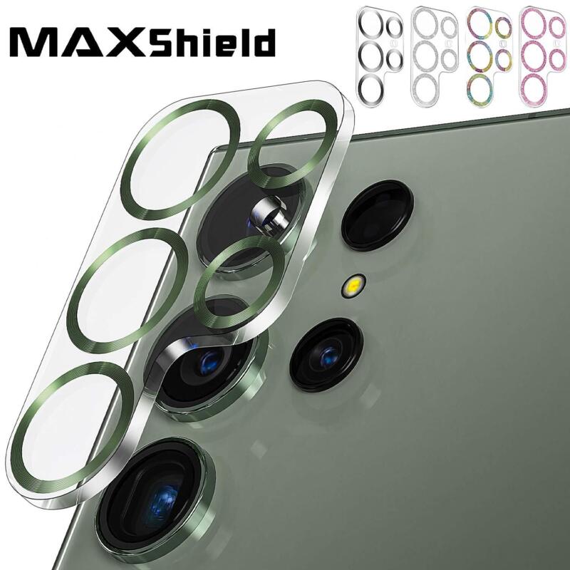 MAXSHIELD For Samsung Galaxy S23 Plus Ultra Camera Lens Metal Glass Protector
