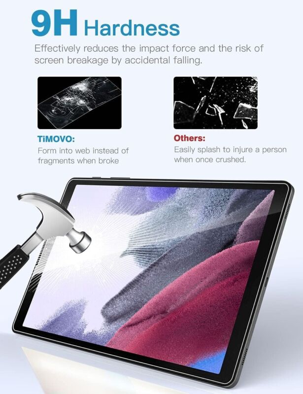 For Samsung Tab S8 Tempered Glass Screen Protector Full Cover