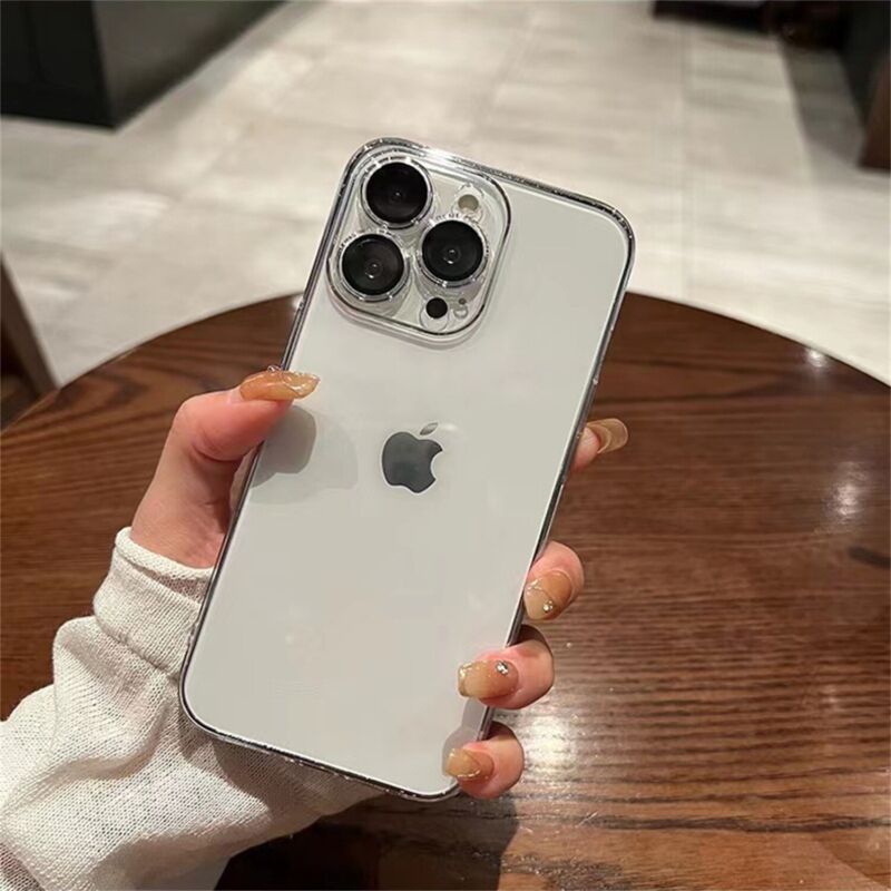 For iPhone 14 13 12 11 Pro Max PC Clear Case Shockproof Slim Camera Full Cover Hard