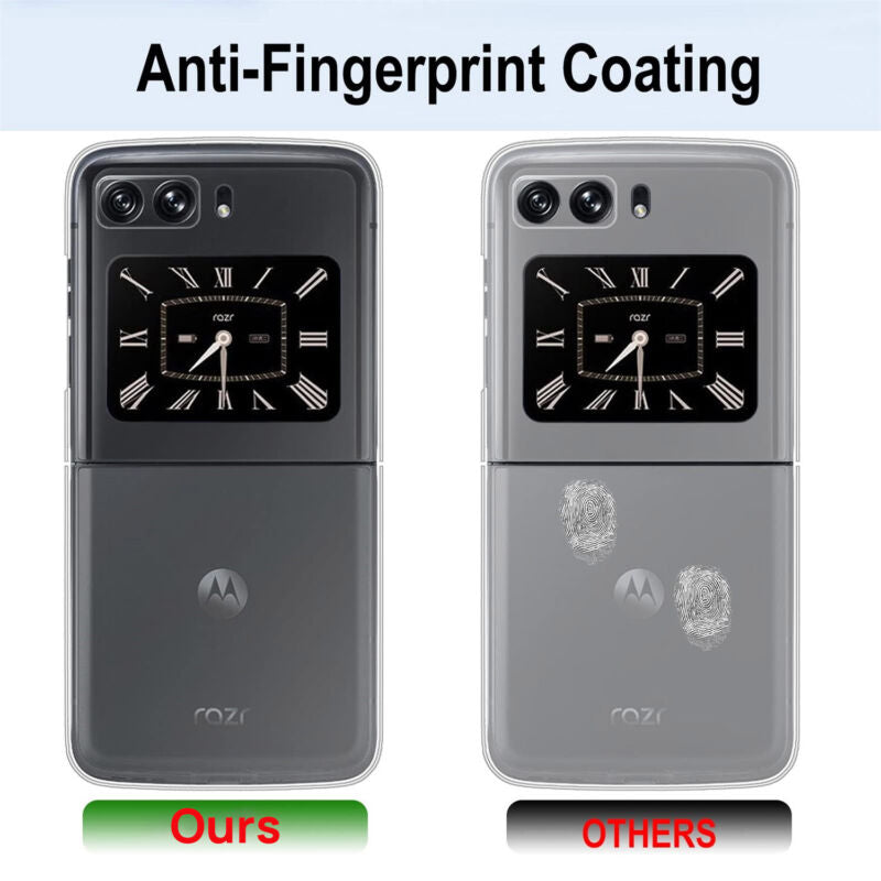 For Motorola Moto Razr 5G 2022 Clear Case Hard Shockproof Back Cover Protector
