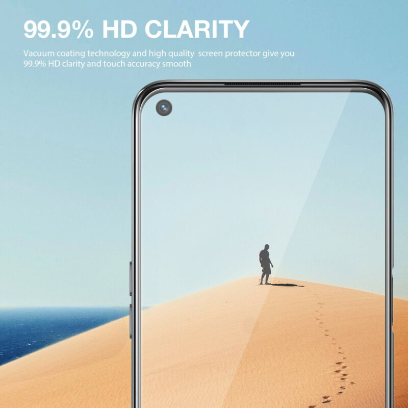 2X For OPPO Reno 8 Pro Full Coverage Glass Screen Protector