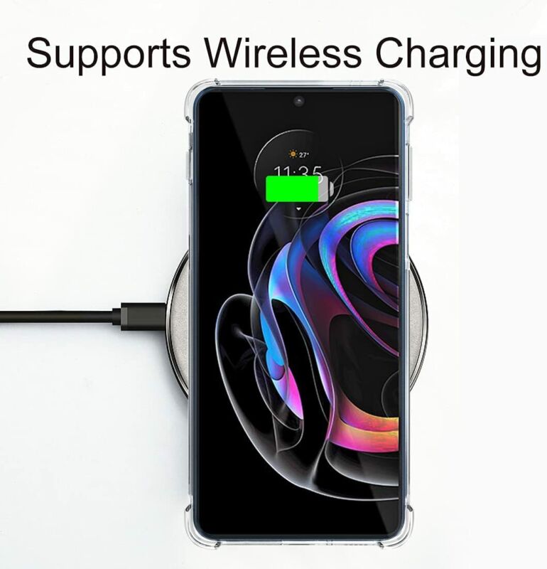 For Motorola Moto Edge Fusion 30 Clear Shockproof Slim Case Cover