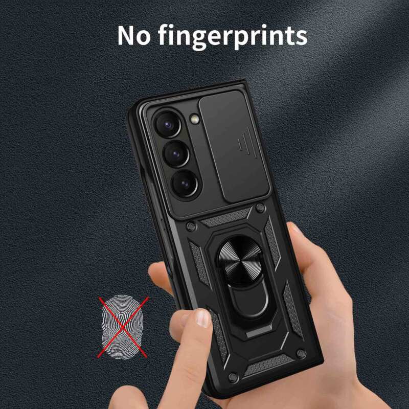 For Samsung Galaxy Z Flip Fold 5 4 5G Case Shockproof Rugged Ring Holder Cover