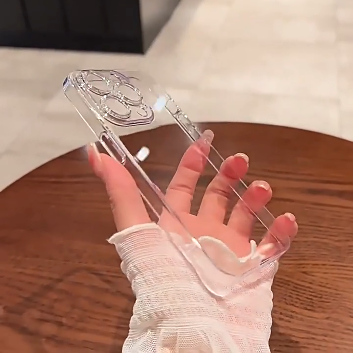 For iPhone 14 13 12 11 Pro Max PC Clear Case Shockproof Slim Camera Full Cover Hard