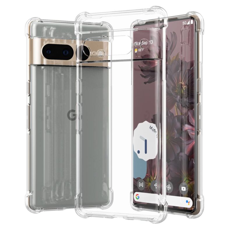 MAXSHIELD For Google Pixel 6 Pro 6A Case Clear Luxury Shockproof Slim Soft Cover