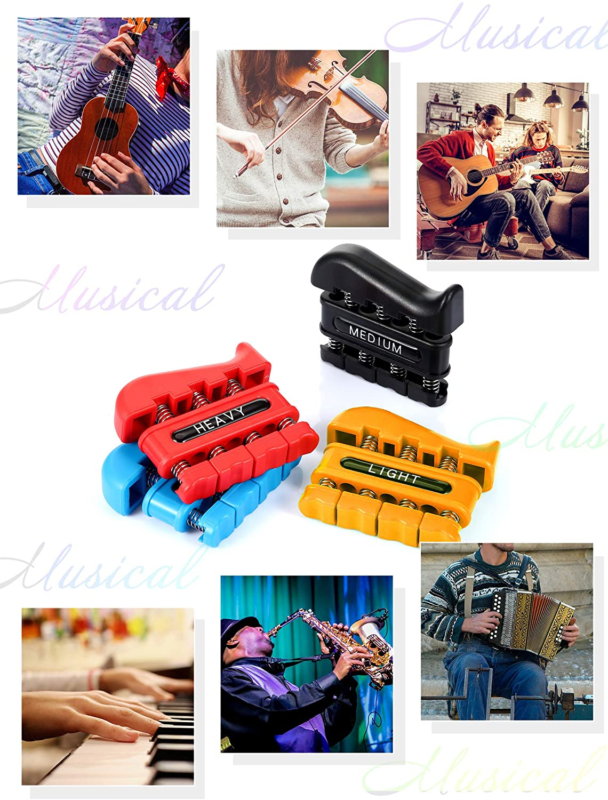 Finger Exerciser Forearm Hand Strengthener Hand Grip Workout Training Fitness