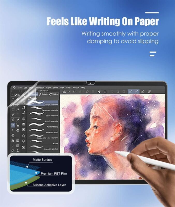 For Samsung Galaxy TAB A7 lite Paper Like Matte Screen Protector