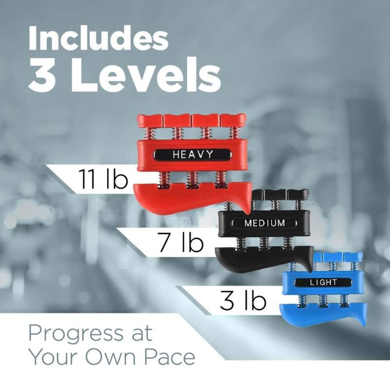 Finger Exerciser Forearm Hand Strengthener Hand Grip Workout Training Fitness